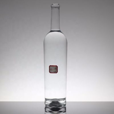 Glas 700 ml 750 ml Modische Weinflasche für Alkohol