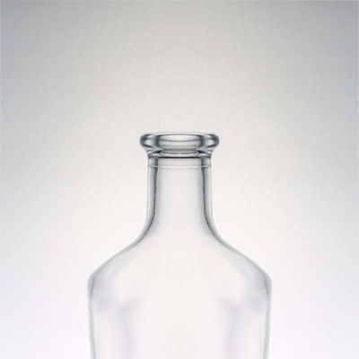 Einzigartige Quadratglasflasche für Whisky, Wodka, Tequila, Gin, Rum und Versiegelung