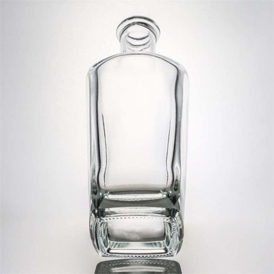 Einzigartige Quadratglasflasche für Whisky, Wodka, Tequila, Gin, Rum und Versiegelung