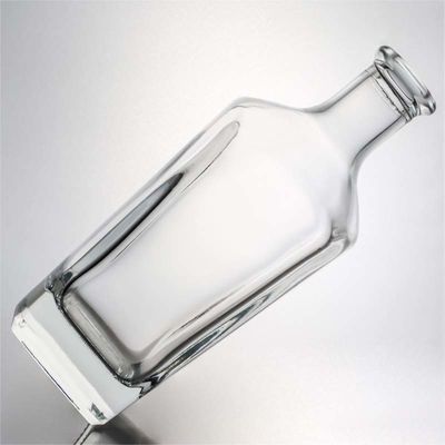 Einzigartige Quadratglasflasche für Whisky, Wodka, Tequila, Gin, Rum und Versiegelung