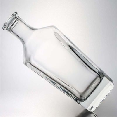 Einzigartige Quadratglasflasche für Whisky, Wodka, Tequila, Gin, Rum und Versiegelung