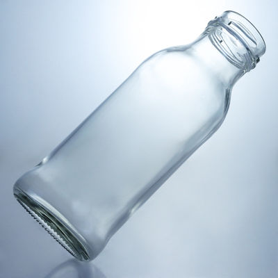 250 ml rundes Glas-Food-Glas für Milch-Saft-Fruchttee