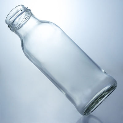 250 ml rundes Glas-Food-Glas für Milch-Saft-Fruchttee