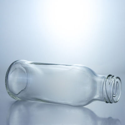250 ml rundes Glas-Food-Glas für Milch-Saft-Fruchttee