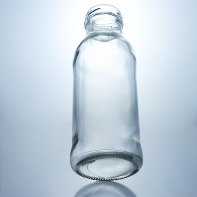 250 ml rundes Glas-Food-Glas für Milch-Saft-Fruchttee