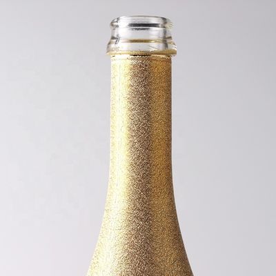 Klar oder angepasst 750 ml taktuelle Champagnerflasche 75 cl leere Malglasflasche
