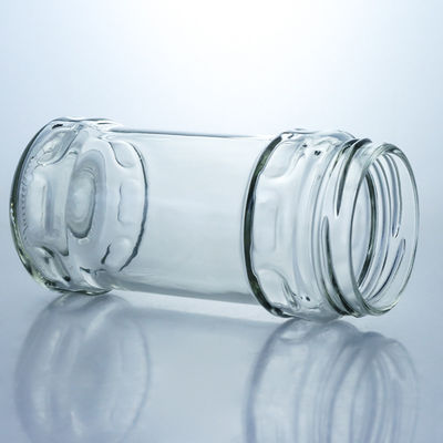 Hergestellt Lebensmittelqualität klares rundes Glas Honigkrug mit Schraubendeck für Ihre einzigartigen Bedürfnisse