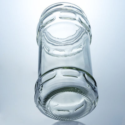 Hergestellt Lebensmittelqualität klares rundes Glas Honigkrug mit Schraubendeck für Ihre einzigartigen Bedürfnisse