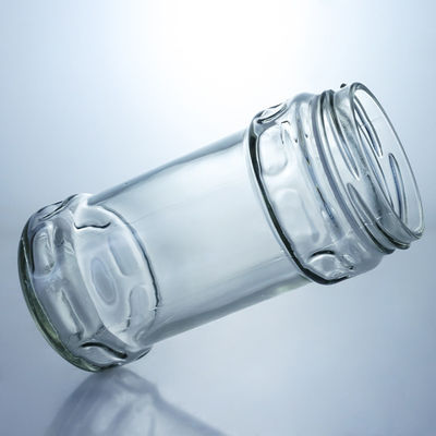 Hergestellt Lebensmittelqualität klares rundes Glas Honigkrug mit Schraubendeck für Ihre einzigartigen Bedürfnisse