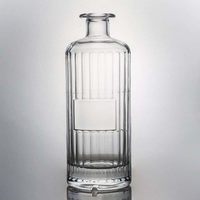 Anpassungsfähige Versiegelungskapazität Korkglasflasche für Whisky Wodka Tequila Gin Rum