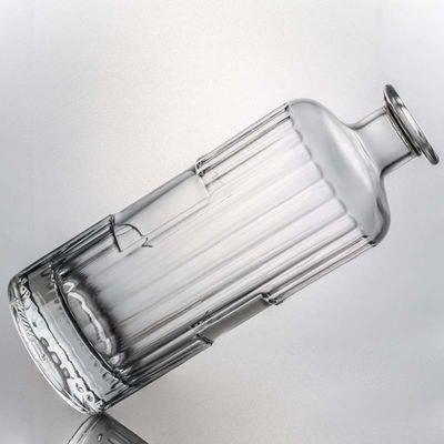 Anpassungsfähige Versiegelungskapazität Korkglasflasche für Whisky Wodka Tequila Gin Rum