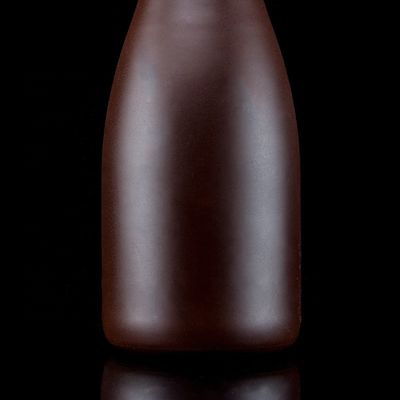 500 ml Champagnerflasche mit Matte Finish Einzigartiges Design Kupfer beschichtet Glaskragen