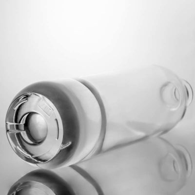 Einzigartige Korkkappe Super Flint Spirit Glasflasche für Whisky Wodka Tequila Gin Rum Made