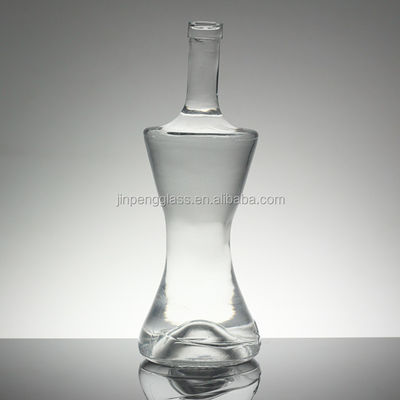 Custom Design Weiblicher Körper Sonderform Alkoholflasche 1000 ml 750 ml mit Decal Oberfläche