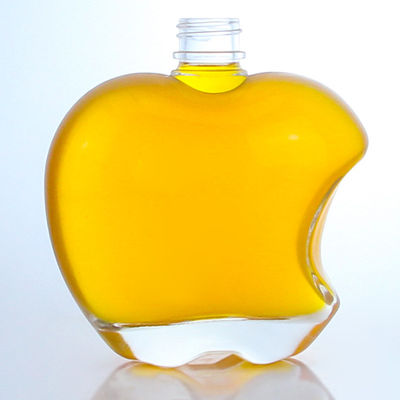 Custom Cap Apple Shape Glasflasche für Wodka Tequila Whisky in Super Flint Glas