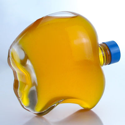 Custom Cap Apple Shape Glasflasche für Wodka Tequila Whisky in Super Flint Glas