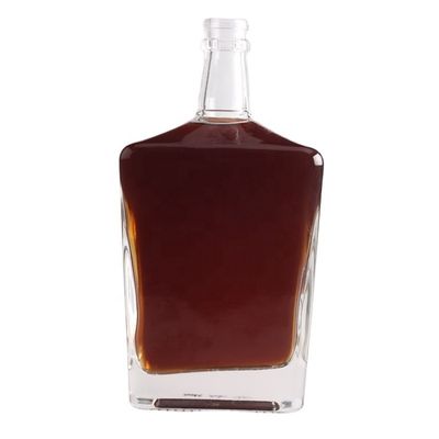 Glaskörpermaterial Wein Glasflasche für individuelle einzigartige Liquor Verpackung Design