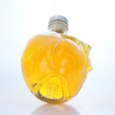 Durchsichtige oder maßgeschneiderte Herzfläschchen für Getränke Whisky Wodka Brandy