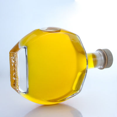 Customized Logo Glaskragen Spirituosenflasche für Whisky Wodka Tequila Gin Rum geliefert