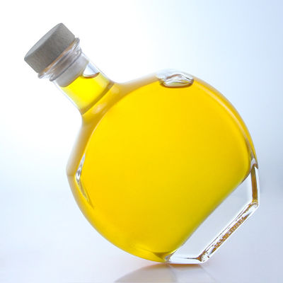 Customized Logo Glaskragen Spirituosenflasche für Whisky Wodka Tequila Gin Rum geliefert