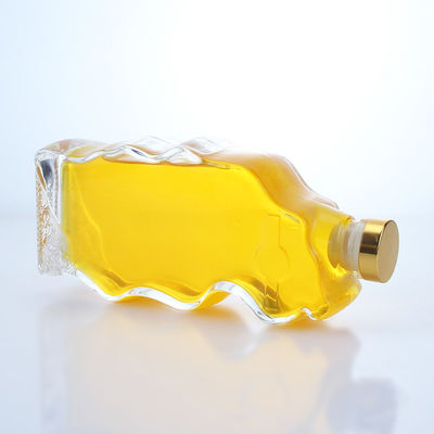 Korkversiegelung Durchsichtige oder speziell angepasste Glasflasche für Whisky Vodka Brandy