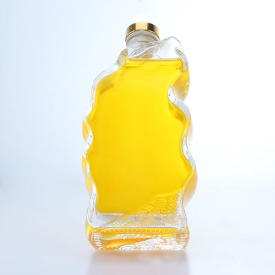 Korkversiegelung Durchsichtige oder speziell angepasste Glasflasche für Whisky Vodka Brandy
