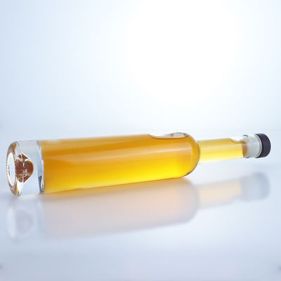 Whisky Wodka Tequila Gin Rum Eis Wein Glasflasche mit Kork und individuelles Logo