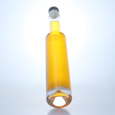 Whisky Wodka Tequila Gin Rum Eis Wein Glasflasche mit Kork und individuelles Logo