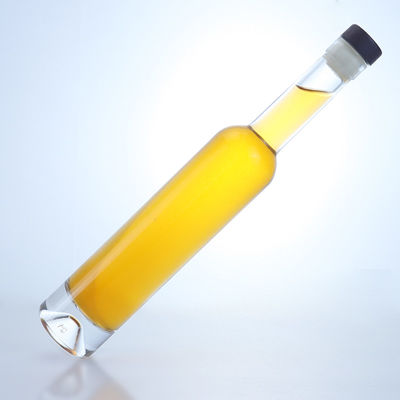 Whisky Wodka Tequila Gin Rum Eis Wein Glasflasche mit Kork und individuelles Logo