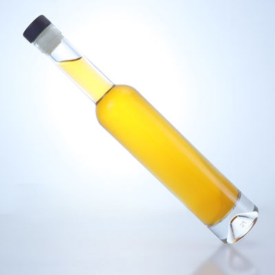 Whisky Wodka Tequila Gin Rum Eis Wein Glasflasche mit Kork und individuelles Logo