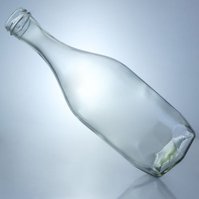 Brandy Whiskey Gin Rum Glasflasche mit Schraubenschluss für industrielle Getränke