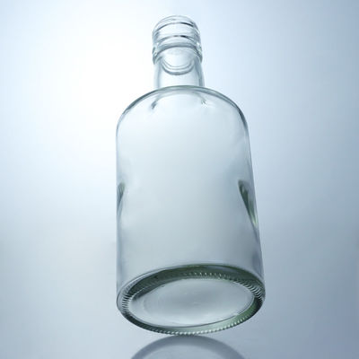 Gläserne Flasche mit langem Hals für Schraubende Gin Vodka Brandy