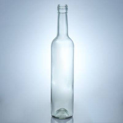500 ml Glasflasche für Whisky Gin Rum Wodka Decal Oberfläche Handhabung und Schraubende