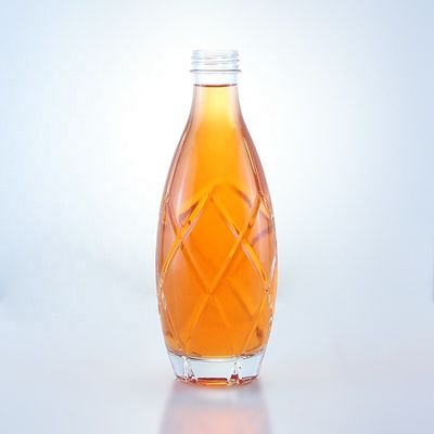 Durchsichtige, individuell angepasste Wasserflaschen aus Glas mit einem einzigartigen Versiegelungstyp