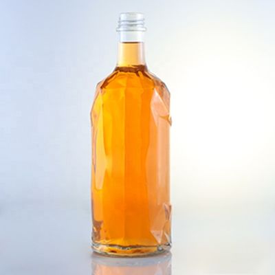 Durchsichtige, individuell angepasste Wasserflaschen aus Glas mit einem einzigartigen Versiegelungstyp