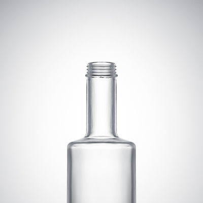 Glasflasche für Whisky, Gin, Rum, Wodka, Industrie- und Basismaterial Glas
