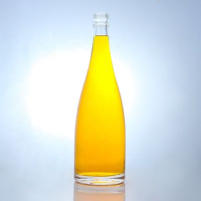 Glasflasche mit Pärchen-Schraubkappe für Super Flint Rum, Wodka, Whisky, Tequila Gin