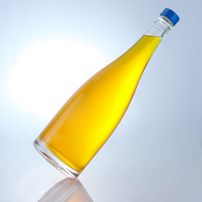 Glasflasche mit Pärchen-Schraubkappe für Super Flint Rum, Wodka, Whisky, Tequila Gin