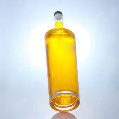 750 ml Glasflasche für Rum, Wodka, Whisky, Tequila, Gin und Superflint