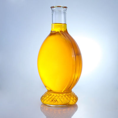 Flasche aus Kork-Super-Flint-Glas für kundenspezifische Rum-Wodka-Whiski-Tequila und Gin