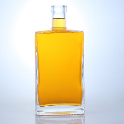 750 ml Glasflasche für Gin Rum Brandy