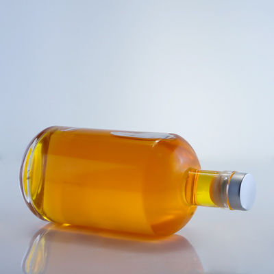Whisky Gin Rum Wodka Alkohol Flasche 750 ml Klassiker Rundglas mit Korkkappe