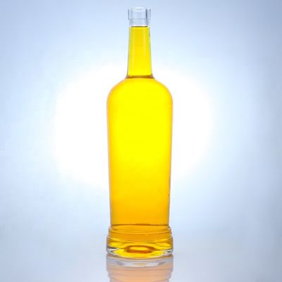 Glasbasis Runde Form Anpassbares Logo Langhals Flasche mit Kork
