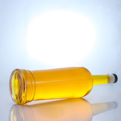 Glasbasis Runde Form Anpassbares Logo Langhals Flasche mit Kork