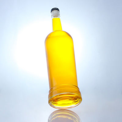 Glasbasis Runde Form Anpassbares Logo Langhals Flasche mit Kork