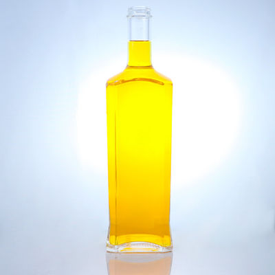Glasflasche für Rum, Wodka, Whisky, Tequila oder Gin