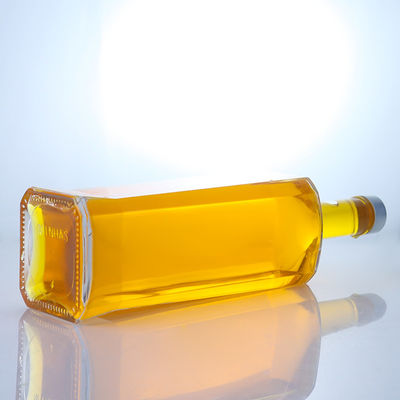 Glasflasche für Rum, Wodka, Whisky, Tequila oder Gin
