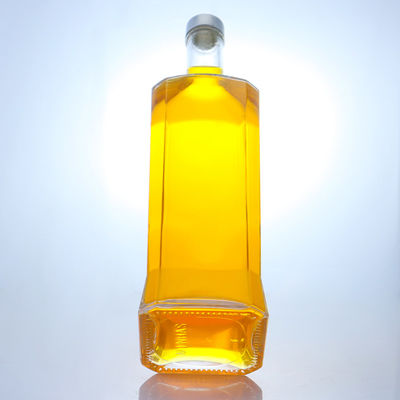 Glasflasche für Rum, Wodka, Whisky, Tequila oder Gin