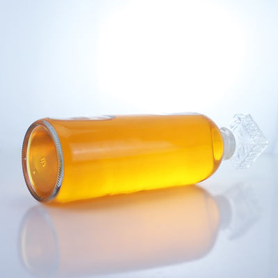 Glasflasche mit Korkkappe für Rum, Wodka, Whisky, Tequila und Gin