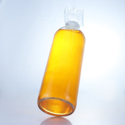 Glasflasche mit Korkkappe für Rum, Wodka, Whisky, Tequila und Gin